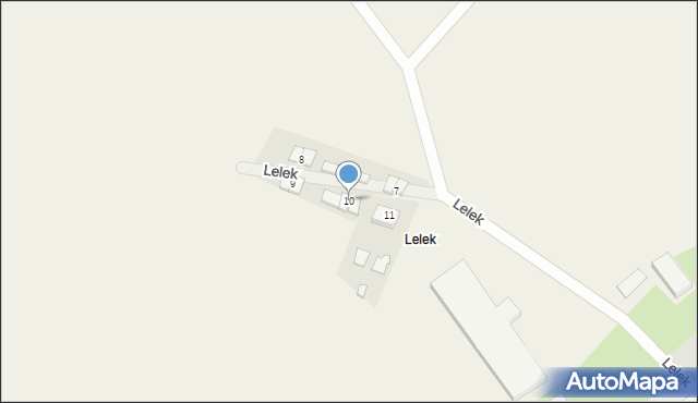 Lelek, Lelek, 10, mapa Lelek