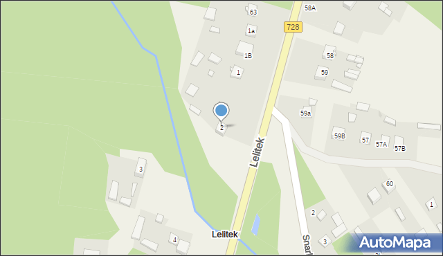Lelitek, Lelitek, 2, mapa Lelitek