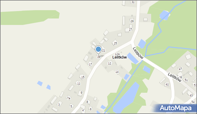 Lelitków, Lelitków, 19, mapa Lelitków