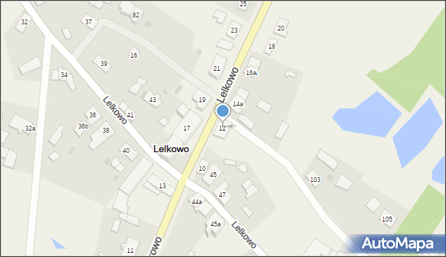 Lelkowo, Lelkowo, 12, mapa Lelkowo