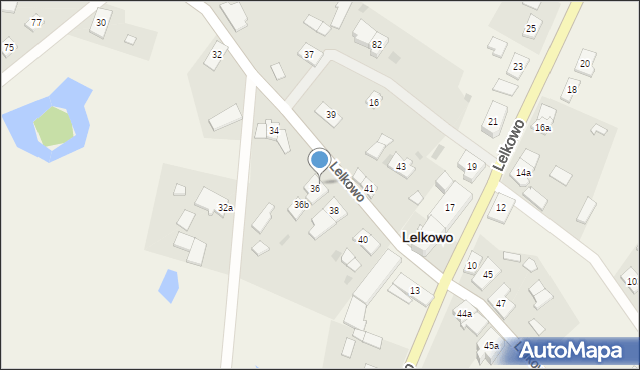 Lelkowo, Lelkowo, 36a, mapa Lelkowo