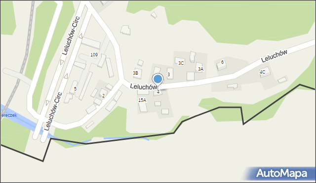 Leluchów, Leluchów, 4, mapa Leluchów