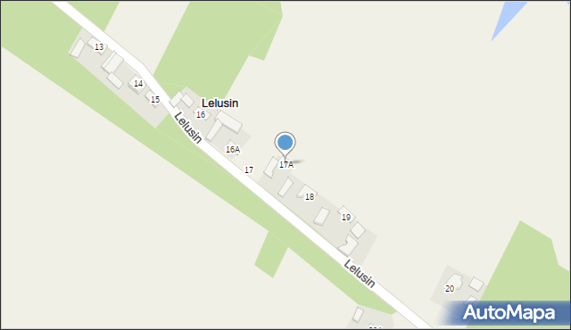 Lelusin, Lelusin, 17A, mapa Lelusin