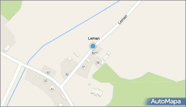 Leman, Leman, 59, mapa Leman