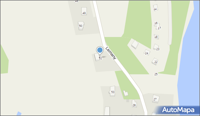 Lemany, Lemany, 51, mapa Lemany