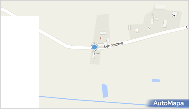 Lemieszów, Lemieszów, 9, mapa Lemieszów