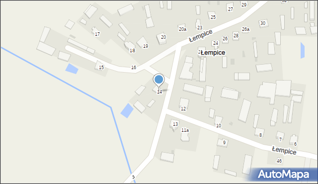 Łempice, Łempice, 14, mapa Łempice