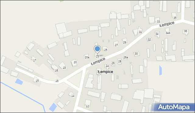 Łempice, Łempice, 23, mapa Łempice