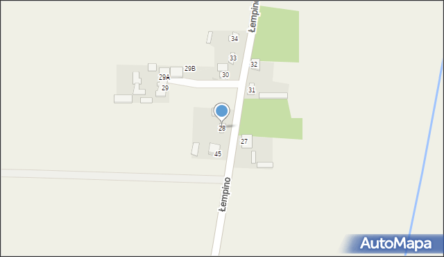 Łempino, Łempino, 28, mapa Łempino