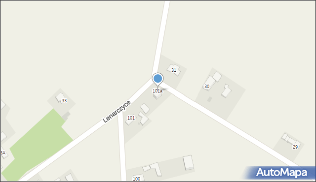 Lenarczyce, Lenarczyce, 101a, mapa Lenarczyce