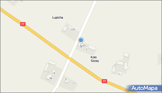 Lenarczyce, Lenarczyce, 2a, mapa Lenarczyce