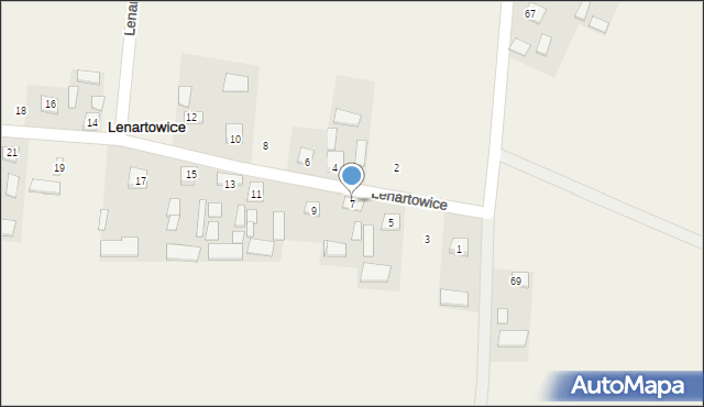 Lenartowice, Lenartowice, 7, mapa Lenartowice