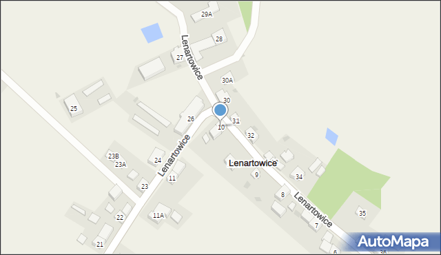 Lenartowice, Lenartowice, 10, mapa Lenartowice