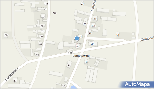 Lenartowice, Lenartowice, 17, mapa Lenartowice