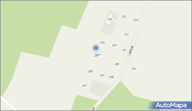 Leńce, Leńce, 10F, mapa Leńce