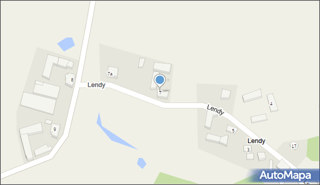 Lendy, Lendy, 7, mapa Lendy