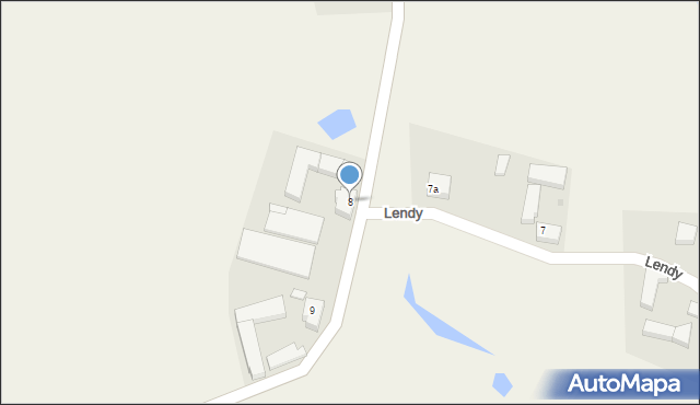 Lendy, Lendy, 8, mapa Lendy