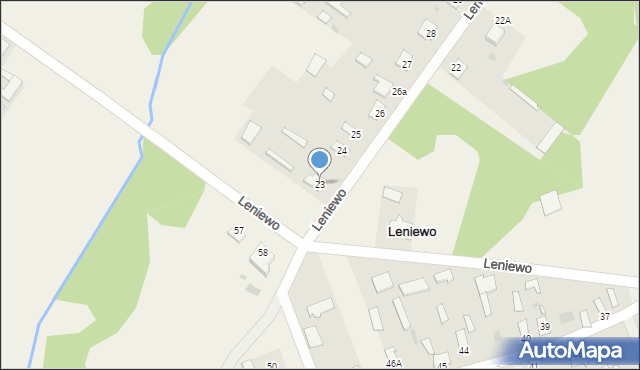 Leniewo, Leniewo, 23, mapa Leniewo