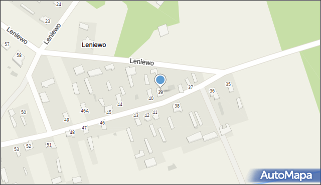 Leniewo, Leniewo, 39, mapa Leniewo