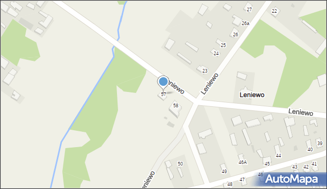 Leniewo, Leniewo, 57, mapa Leniewo