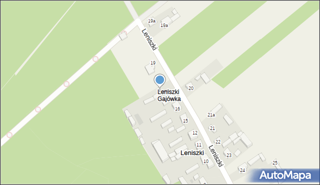 Leniszki, Leniszki, 18, mapa Leniszki