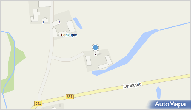 Lenkupie, Lenkupie, 5, mapa Lenkupie