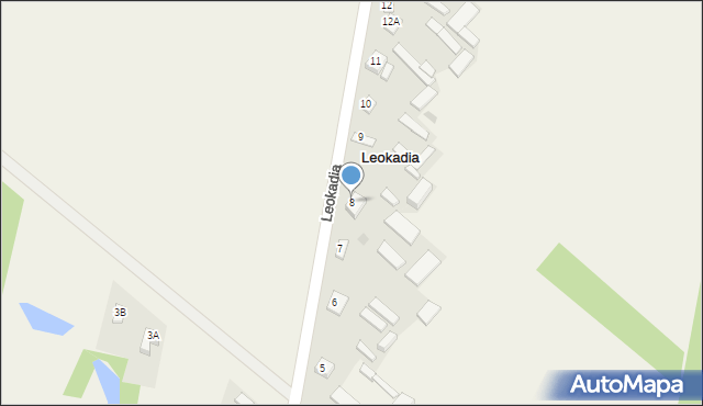 Leokadia, Leokadia, 8, mapa Leokadia