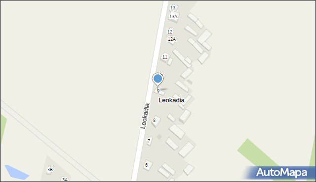 Leokadia, Leokadia, 9, mapa Leokadia