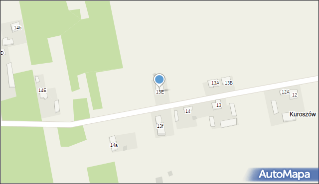 Leokadiów, Leokadiów, 13E, mapa Leokadiów