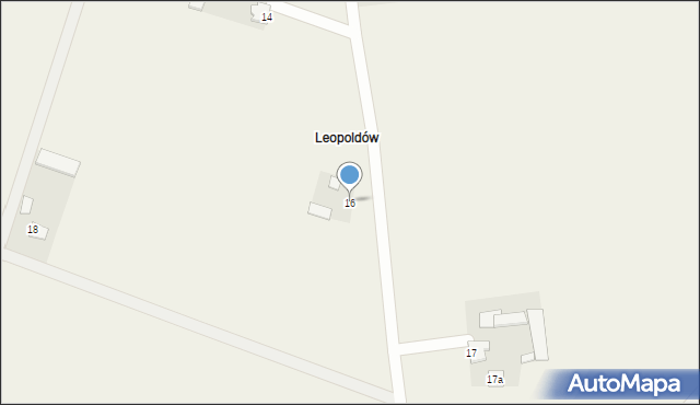 Leopoldów, Leopoldów, 16, mapa Leopoldów