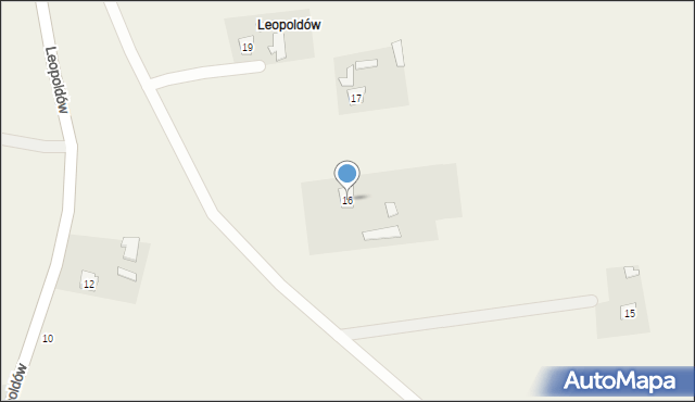 Leopoldów, Leopoldów, 16, mapa Leopoldów