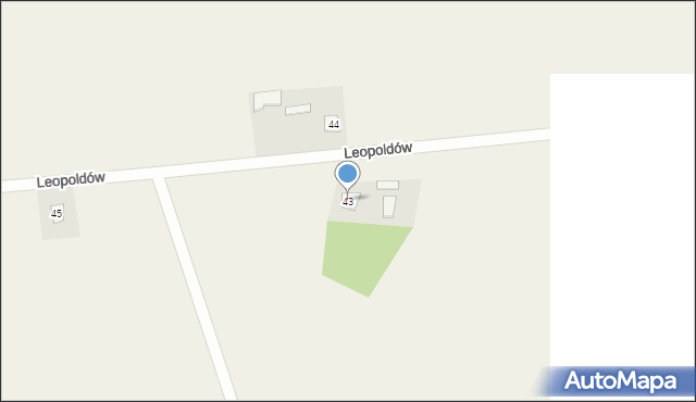 Leopoldów, Leopoldów, 43, mapa Leopoldów