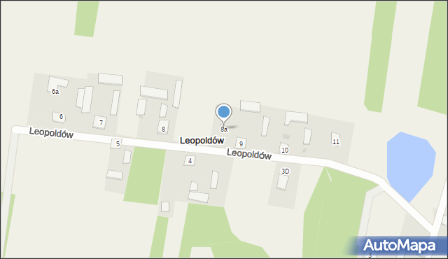 Leopoldów, Leopoldów, 8a, mapa Leopoldów