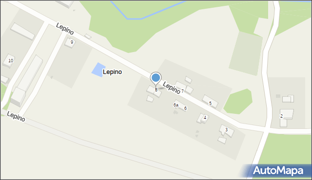 Lepino, Lepino, 8, mapa Lepino