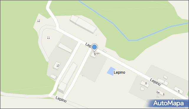 Lepino, Lepino, 9, mapa Lepino