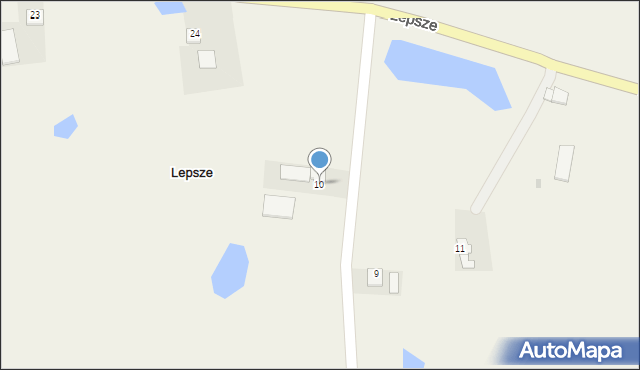 Lepsze, Lepsze, 10, mapa Lepsze