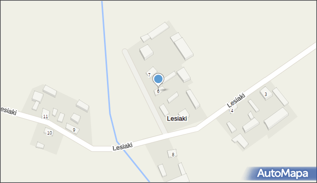 Lesiaki, Lesiaki, 6, mapa Lesiaki