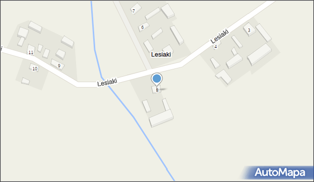 Lesiaki, Lesiaki, 8, mapa Lesiaki
