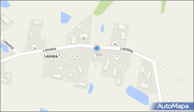 Lesiska, Lesiska, 3, mapa Lesiska