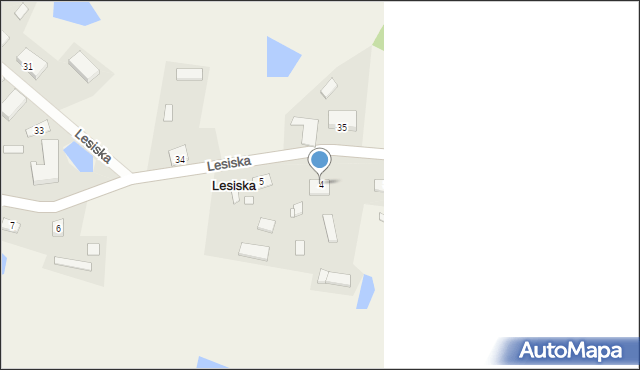 Lesiska, Lesiska, 4, mapa Lesiska