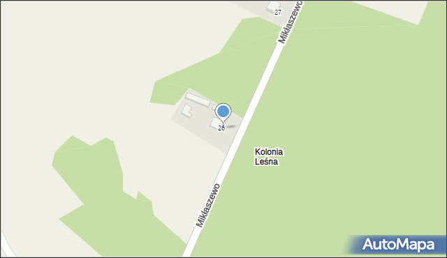 Leśna, Leśna, 28, mapa Leśna