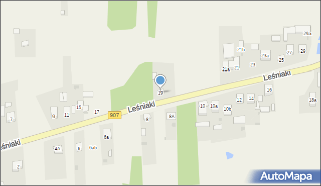 Leśniaki, Leśniaki, 19, mapa Leśniaki