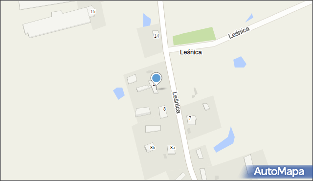 Leśnica, Leśnica, 9, mapa Leśnica