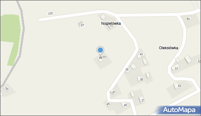 Leśnica, Leśnica, 99, mapa Leśnica