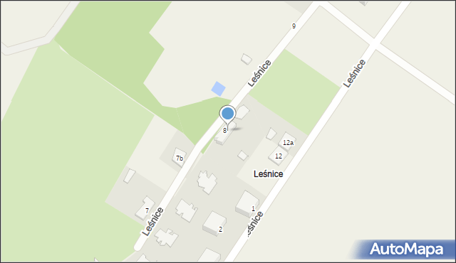 Leśnice, Leśnice, 8/3, mapa Leśnice