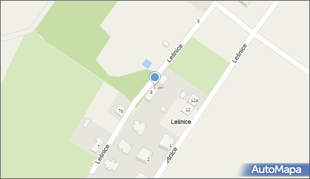 Leśnice, Leśnice, 8/4, mapa Leśnice