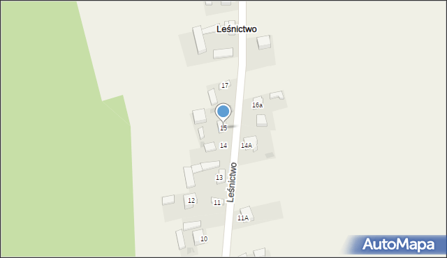 Leśnictwo, Leśnictwo, 15, mapa Leśnictwo