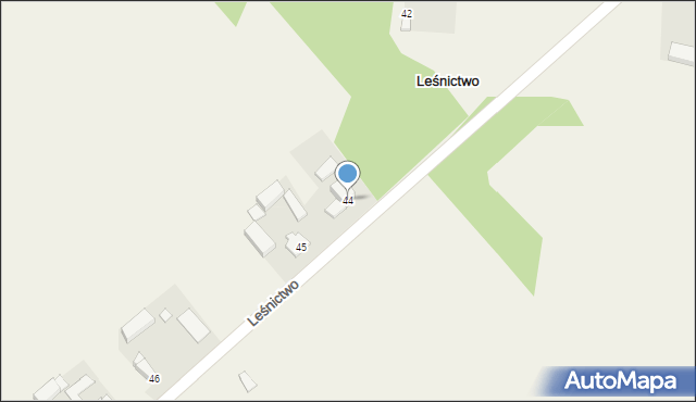 Leśnictwo, Leśnictwo, 44, mapa Leśnictwo