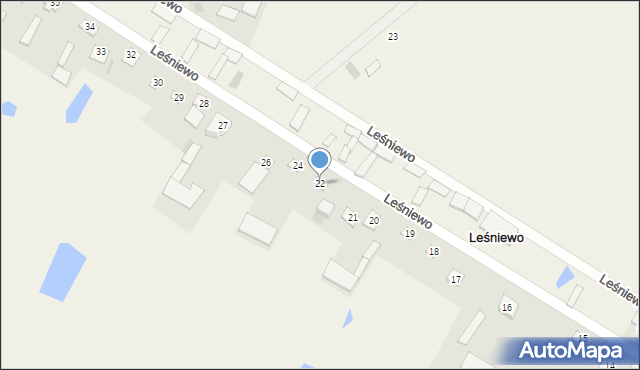 Leśniewo, Leśniewo, 22, mapa Leśniewo