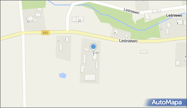 Leśniewo, Leśniewo, 2, mapa Leśniewo